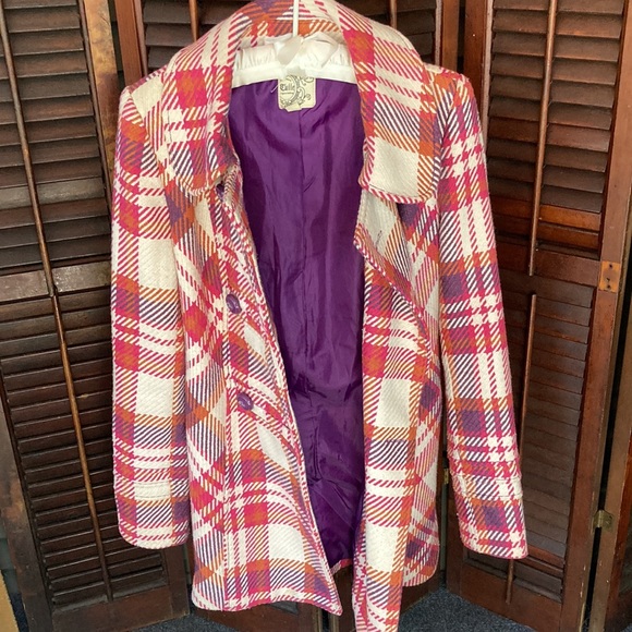 Vintage Double Breasted Coat w/Pockets ~ S ~ - Picture 5 of 7